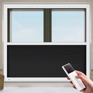 Persianas <span class=keywords><strong>de</strong></span> nido <span class=keywords><strong>de</strong></span> abeja motorizadas inteligentes ZSHINE, tela opaca completa, aislamiento térmico, Protección <span class=keywords><strong>de</strong></span> Privacidad, persianas celulares - Product Image 1