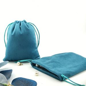 Sac de rangement pour bijoux en velours exquis, logo personnalisé, petite pochette à cordon pour pierres précieuses, montres, emballages de bijoux recyclables - Product Image 4