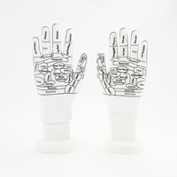 Gants d'acupression Acupoint Réflexologie Gants de massage Masseur de main Relaxation Soulagement de la douleur Outils Ménage Spa Mitaines