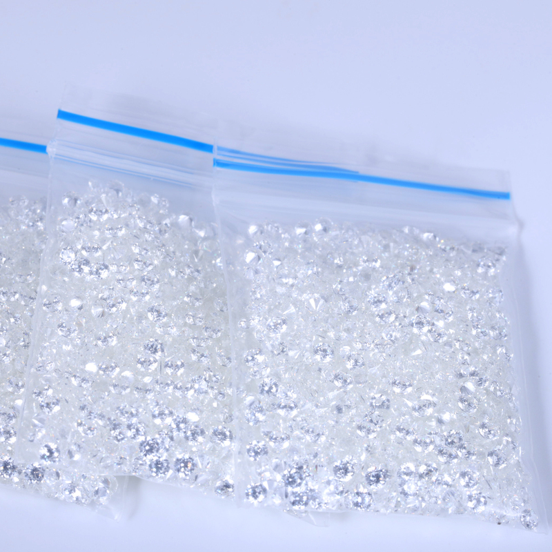Small Size Moissanite Bulk Round Brilliant