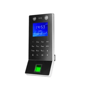 Перфокарта часы и система контроля доступа лицо и отпечаток пальца биометрический терминал посещаемости времени