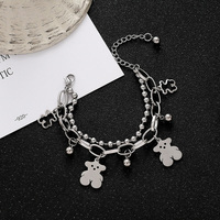Pulsera de Cadena de Alta Calidad, Simple, Elegante y Moderna, de Aleación, Hermosa, Creativa y a la Moda