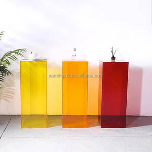 Sıcak satış ticari kullanım sergi salonu akrilik ekran standı çok fonksiyonlu renkli akrilik standı ekran mağaza vitrin - Product Image 2