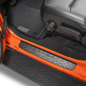 4 pezzi di copertura nera della piastra di ingresso delle protezioni del davanzale della porta adatta per Jeep Gladiator 2020 accessori per 4 porte - Product Image 5