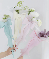 Boîte à fleurs personnalisée en gros pour mariage, sac à fleurs individuelles, vente directe d'usine, boîte à roses papillon à longue tige pour la fête des mères