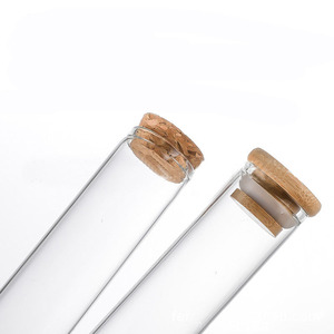 Tubes à cigares en verre de qualité alimentaire respectueux de l'environnement, prix de gros avec couvercles en liège larges pour emballage, pré-rouleaux - Product Image 3