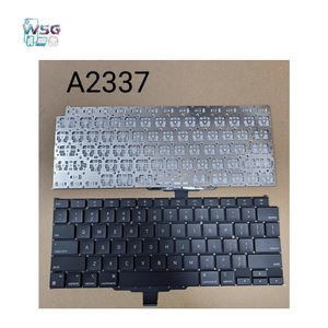 SZ-Wisbuild Yeni ABD LED Plastik Laptop Klavyesi MacBook Air 13'' M1 A2337 için Arkadan Aydınlatmasız Anti-Ghosting Tam Boy - Product Image 4