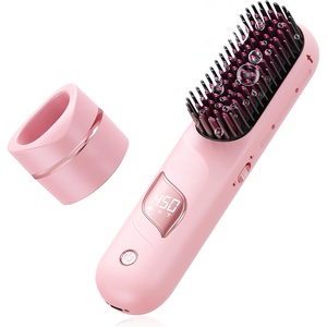 <span class=keywords><strong>Spazzola</strong></span> Lisciante Ricaricabile Senza Fili 2026 con Base di Ricarica, Pettine Ionico Professionale Portatile da Viaggio <span class=keywords><strong>per</strong></span> Donne - Product Image 1
