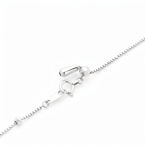 Understated Gloss White Pt950 Mini Wristlet Smooth Single Links Daily Unisex Delicate <b>Stack</b> Platinum Wrist Trinket Gift - Product Image 4