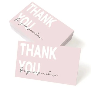 Cartes de remerciement personnalisées pour vos achats, emballage professionnel, cartes d'appréciation - Product Image 3