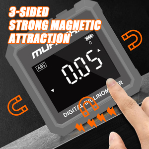 <span class=keywords><strong>Digital</strong></span> <span class=keywords><strong>Angle</strong></span> Finder 3-seitiger starker magnetischer 4*90-Grad-Winkelmesser Elektronischer Neigung messer würfel für das Messwerk zeug für die Holz bearbeitung - Product Image 5