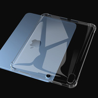 Housse de protection antichoc en silicone transparente TPU flexible pour iPad 10.9, Pro 11, Pro 12.9, Air 4, Air 5