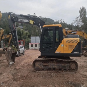 Machine moyenne d'excavatrice HYUNDAI 215 de 21 tonnes d'occasion de haute qualité et à bas prix de Corée approuvée EPA/CE - Product Image 4