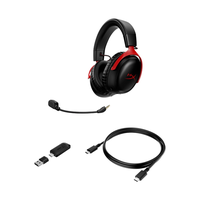 Casque de jeu sans fil HyperX Cloud III, circum-auriculaire, faible latence, sans fil 2,4 GHz, 120 heures d'autonomie pour PC, PS5, PS4