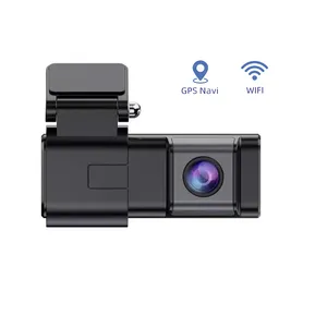 4K Wifi GPS çift Dash kamera arka 2160P Full HD Mini çift Lens kayıt araba dvr'ı Dashcam kaydedici kamera