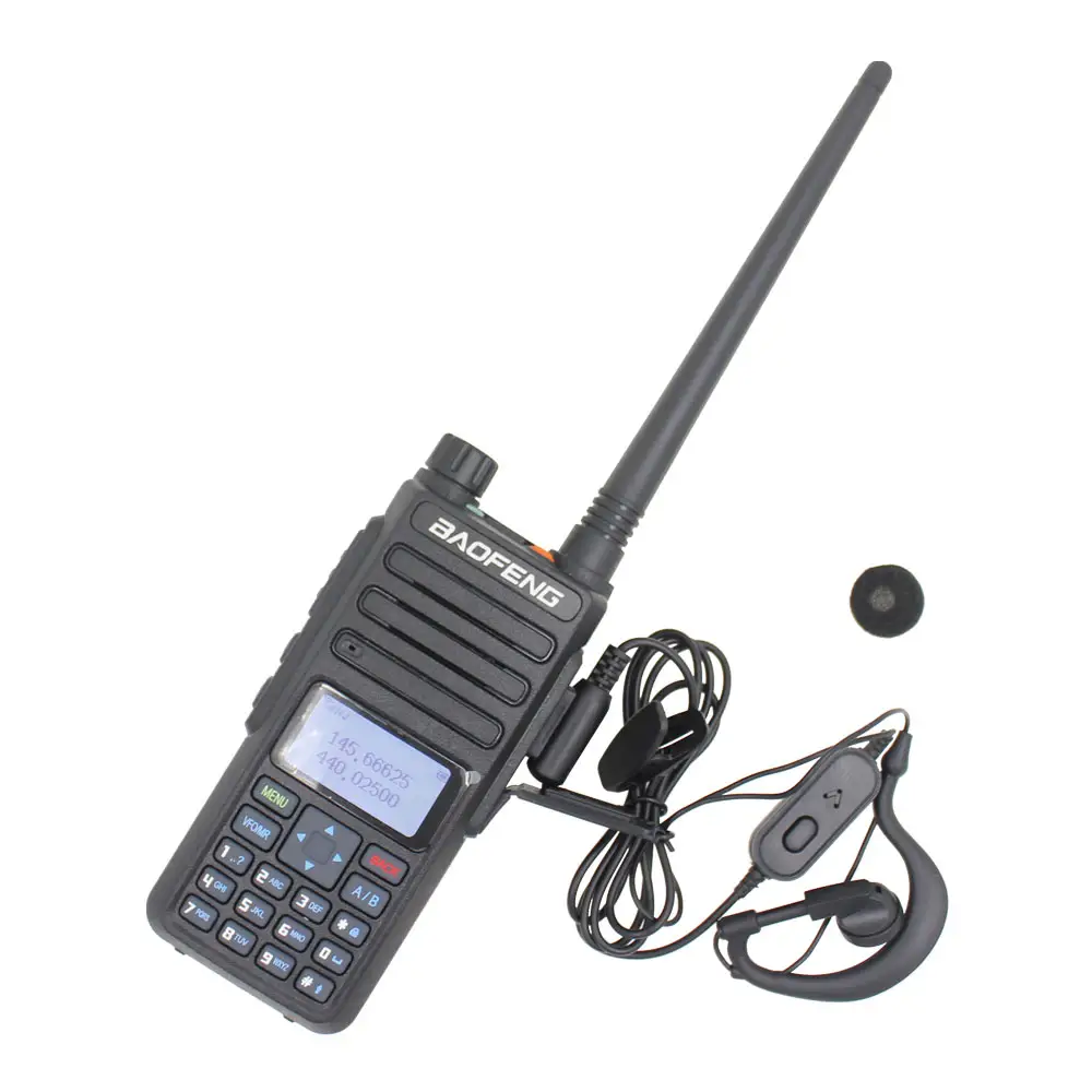 Baofeng BF H6 10W doble banda VHF UHF sistema de guía de viaje de mano otros suministros de hotel y restaurante jamón Radio bidireccional Walkie Talkie