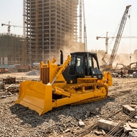 Bulldozer sur chenilles 350 CV, 37 tonnes, pour terrassement, exploitation minière et carrière, machine de taille moyenne, prix usine