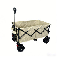 Chariot de camping pliable de haute qualité, portable, pratique, tendance, pour la plage, le jardin et les activités de plein air, vente en gros