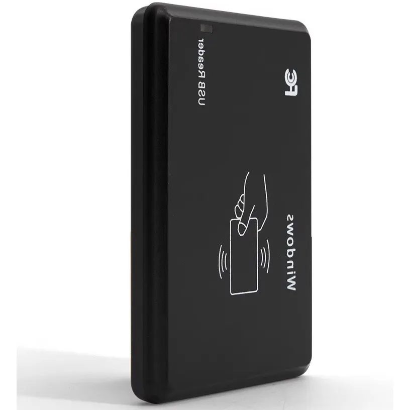 Venta caliente 13,56 Mhz ID RFID Reader USB NFC Android Lector de tarjetas 1443A