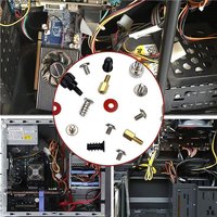 Kit de vis et boulons de montage pour boîtier d'ordinateur, disque dur, ventilateur, carte mère, alimentation, serveur, HDD, PSU, PCI, réparation DIY, 360/228 pièces