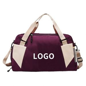 Sac de voyage personnalisé pour le sport et le fitness avec logo, grande capacité, imperméable, sac de sport en tissu Oxford pour affaires, vente en gros - Product Image 1