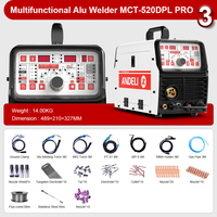 Machine à souder multifonctionnelle Andeli 6 en 1 MIG, CUT, TIG, Cold, MMA, aluminium, soudeuse multifonctionnelle spécialement conçue