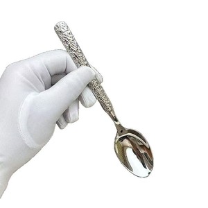 Cuchara de Acero Inoxidable con Textura Martillada, 1 Unidad, Apta para Lavavajillas, para Uso Doméstico - Product Image 4