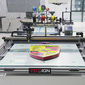 Impresora de letreros <span class=keywords><strong>3D</strong></span> a gran escala, letra <span class=keywords><strong>3D</strong></span> iluminada, Letra de canal de China, impresión Digital <span class=keywords><strong>3D</strong></span> para máquina de impresión de logotipos publicitarios - Product Image 1