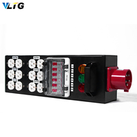 Boîte de Distribution d'alimentation LED portable professionnelle à 12 voies grand écran Audio vidéo Performance de scène éclairage équipement élevé