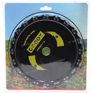Tête de faucheuse à disque à chaîne, 20 dents, lame dentée à chaîne de 9 pouces, accessoires pour têtes de faucheuse - Product Image 2