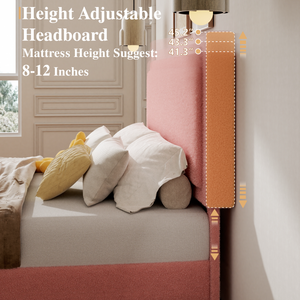 <span class=keywords><strong>Lit</strong></span> plateforme extensible moderne en <span class=keywords><strong>bois</strong></span> <span class=keywords><strong>de</strong></span> chêne massif avec tête <span class=keywords><strong>de</strong></span> <span class=keywords><strong>lit</strong></span> haute à volants pour chambre d'enfant - Product Image 2