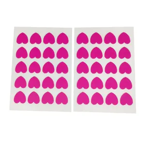 Disesuaikan Pabrik Warna Pink Jantung Bentuk Perekat Bernapas Sepotong Jerawat Jerawat Patch untuk Pengobatan Jerawat