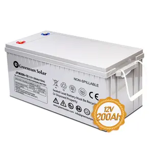 Hoge Kwaliteit 12V 60ah Zonnepaneel Met Batterij Camping Gel Lood Zuur Batterijen Voor Huishoudelijke Apparaten Ups Beschikbaar In 33ah 38ah