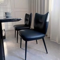Chaises de restaurant, chaise à dossier plissé avec assise rembourrée pour bar sportif, café, cuisine, pizzeria, salon