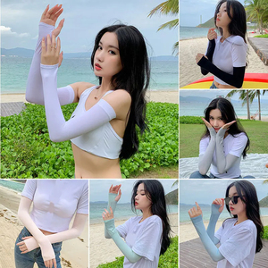 Manchon de protection unisexe pour bras, manchon chauffant pour femmes et hommes, manches de sport, protection solaire UV, couvre-main, soutien pour la course, la pêche, le cyclisme, le ski - Product Image 4