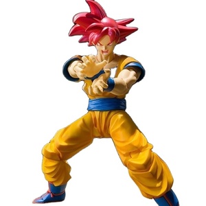 Dragonballs <span class=keywords><strong>Super</strong></span> <span class=keywords><strong>Saiyan</strong></span> Black Hair Goku PVC Toy Peach Red Hair Zamasu Action Figures With Movable Joints Gift for Kids Adults - Product Image 1