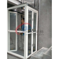 Hydraulische Mini-Aufzüge für Zuhause 250 kg für Häuser in den USA/ Wohnvillen Geeignet Ein-Personen-Kleinaufzug für Zuhause