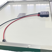 Panneau solaire monocristallin Huayang TXW de petite taille, mini, 12V 18V, demi-cellule, tout noir, 30W-40W, 158,75 mm, efficacité 18,6 %, PV