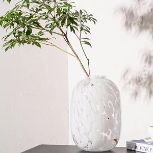 Vase en verre de haute qualité à grande capacité, couleur originale, motif flocon de neige, arrangement floral suspendu à faire pousser dans l'eau, vase de table - Product Image 6