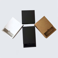 Boîte d'emballage pour chaussettes et sous-vêtements en papier recyclé avec logo personnalisé, boîte cadeau en carton rigide, boîte en papier kraft pliable écologique