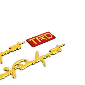 कस्टम स्व-चिपकने वाला कार ग्रिल प्रतीक बैज वाटरप्रूफ टिकाऊ नरम 3 डी अक्षर कार लोगो स्टिकर भ्रूण - Product Image 2