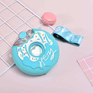 Bouteille d'eau mignonne en forme de beignet pour enfants, petite capacité, à suspendre au cou, en plastique PP écologique, lavable au lave-vaisselle - Product Image 4