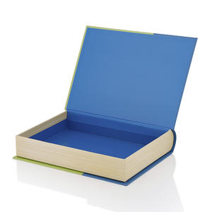 <strong>Custom</strong> Magnetic Closure <strong>Cardboard</strong> Paper Wholesale Vintage Style Decorative Book <strong>Shaped</strong> Box - Product Image 1