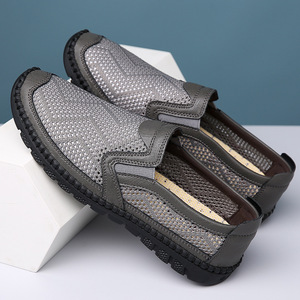 Sandalias Deportivas Casuales de Piel de Cerdo para Hombre, Ligeras, con Logotipo de Canguro, Estilo Slip-On con Cordones, para Caminar en Verano, a la Moda - Product Image 2