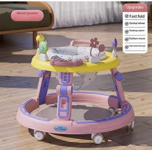 Trotteur pour bébés avec roues, portable et pliable, marchette d'activités pour bébés, garçons et filles, 6 mois et plus - Product Image 5