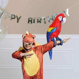 Décoration de perroquet réaliste gonflable et pliable, imperméable, oiseau tropical réaliste pour la décoration de fête et de maison - Product Image 4