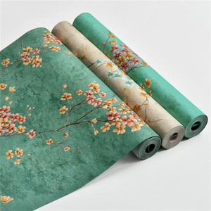 Carta da Parati Floreale in Stile Country, Autoadesiva, Non Tessuta, <span class=keywords><strong>per</strong></span> Decorazione di Casa, Camera da Letto e Soggiorno - Product Image 1