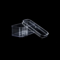 Vente chaude PS En Plastique Gâteau Alimentaire Conteneur Boîte Recyclable Mousse Tasse pour Tiramisu Dessert Pudding Emballage Cooki's Best Cake