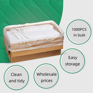 Cubiertos baratos Suyang Juego de cubiertos desechables de plástico PP 2,5G Cuchillo Cuchara Tenedor Juego de cubiertos - Product Image 5