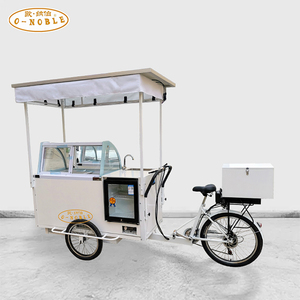 3 tekerlekli elektrikli üç tekerlekli bisiklet dondurma bisiklet sokak dondurma arabası çatı ile satılık - Product Image 1